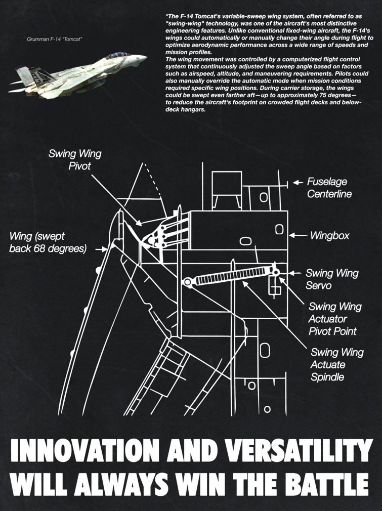 F-14 Sweep Wing Poster